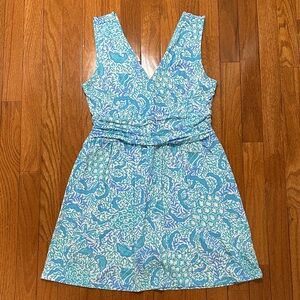 Lilly Pulitzer Clara Romper Resort White Goombay Grooves